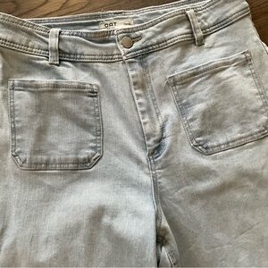 OAT wide leg jeans, like new, sz 10